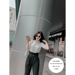 SET ÁO CỔ BÈO+Quần  BIGSIZE ( kèm video)