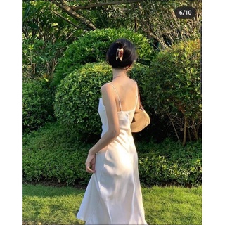 ĐẦM LỤA 2 DÂY XẺ