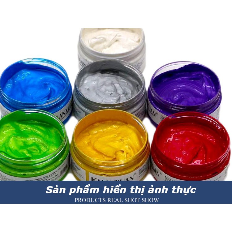 Sáp vuốt đổi màu tạm thời siêu hot 2020 gel vuốt tóc đổi màu tạm thời KALANXUAN | BigBuy360 - bigbuy360.vn