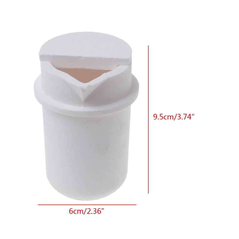 Cốc Gốm Nung Chảy Thạch Anh 1kg Màu Vàng / Bạc