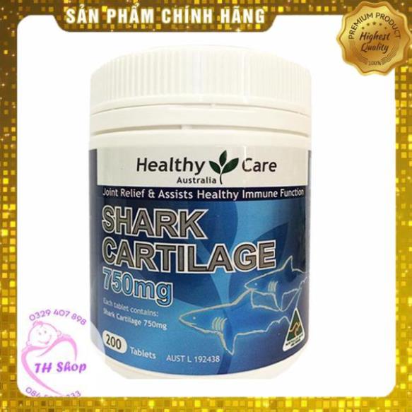 Freeship Sụn Vi Cá Mập - Healthy Care Shark Cartilage 750mg 200 Viên