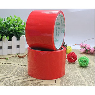 Băng dính Niêm Phong – Màu đỏ – size 48mm x 30m