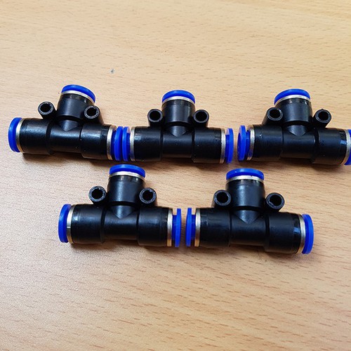 Tê, cút chia 8 mm cho nối nhanh béc phun sương