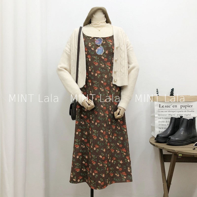 Đầm Váy Maxi 2 Dây Hoa Nhí Mẫu Mới - Hàng QC | BigBuy360 - bigbuy360.vn