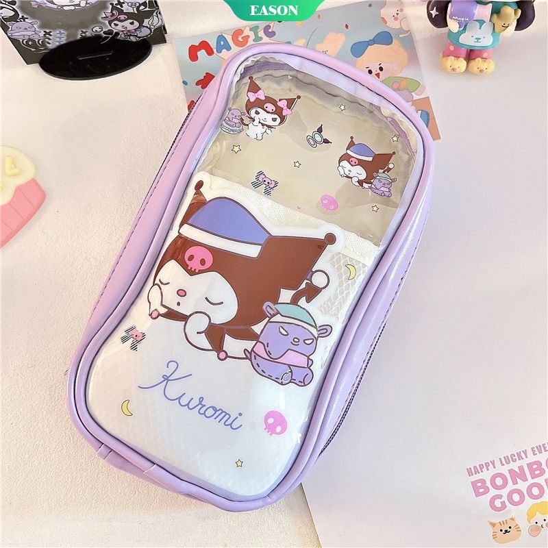 Túi Đựng Bút Bằng PVC Họa Tiết Chú Chó Sanrio Kuromi Yugui 2022 Dễ Thương