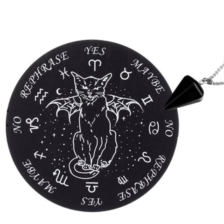 CON LẮC CẢM XẠ & BẢNG GỖ YES / NO / MAYBE 15cm | Ancient Magic by Ly Hỏa