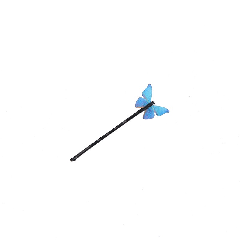 Kẹp Tóc Hình Bướm Màu Xanh Dương Dễ Thương