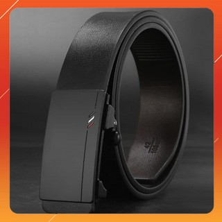 [FREESHIP] Thắt Lưng Nam Da Thật - Dây Lưng Khóa Tự Động HOT TREND [LM74]