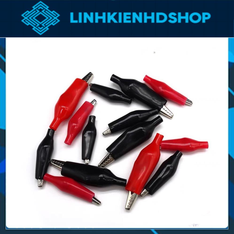 Bộ đầu kẹp cá sấu đầy đủ kích thước 2.8-4.5cm