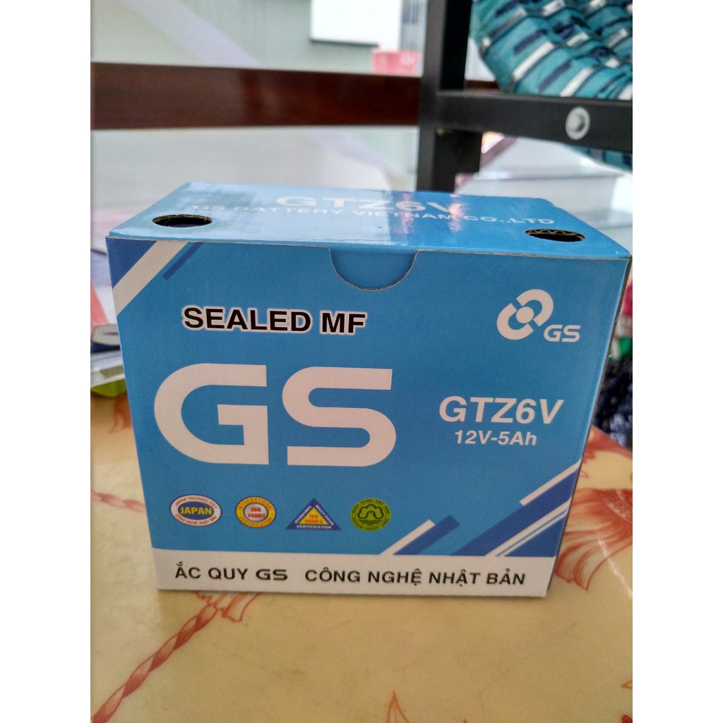 Ắc Quy GS GTZ6V (12V5AH)