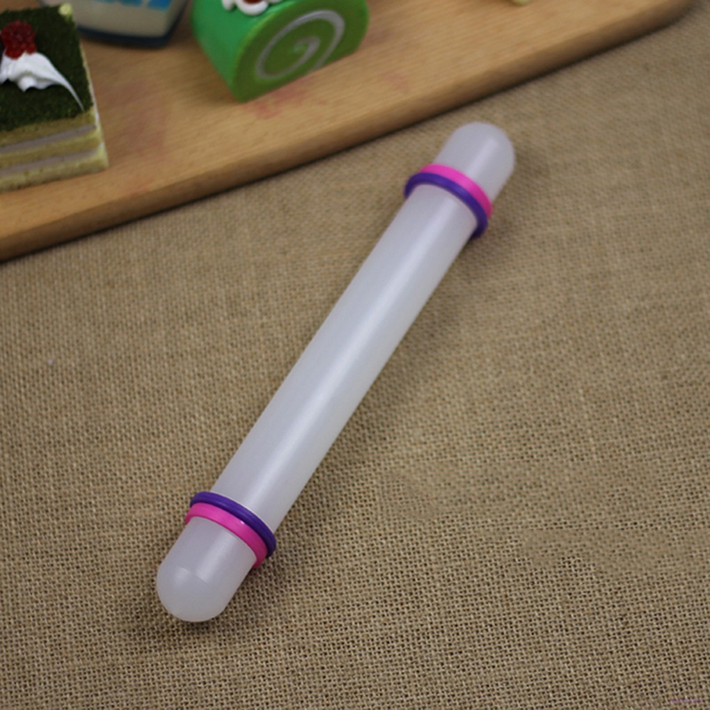 23cm/9 Non-stick Sugarcraft Fondant Rolling Pin with Guide Rings by DiKit" fashionroad.vn