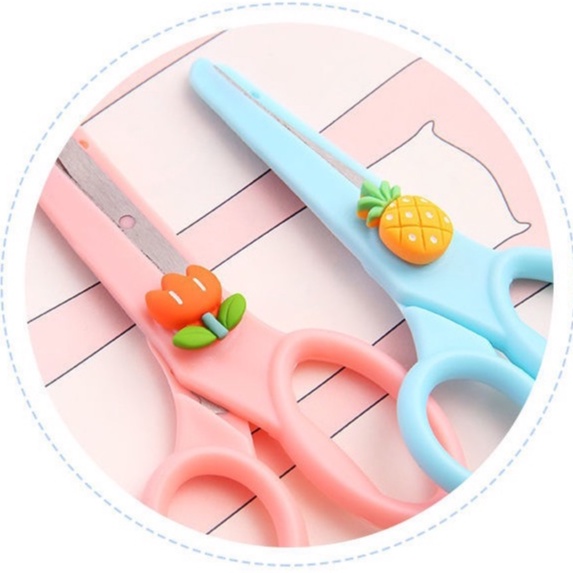 Kéo thủ công cắt giấy mini cute an toàn cho bé học sinh
