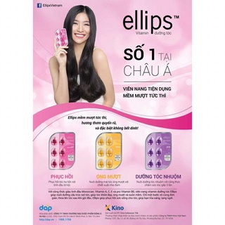 Serum dưỡng tóc Ellips vỉ 6 Viên