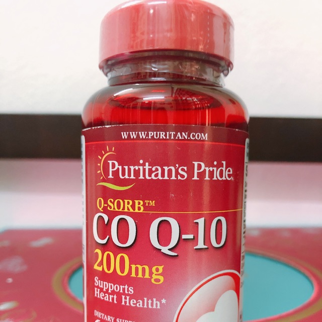 Viên Uống COQ10 200mg Puritan’s Pride Hỗ Trợ Tim Mạch , Chống Oxy Hoá