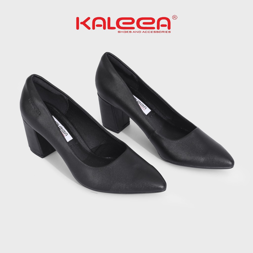 Giày Cao Gót Nữ KALEEA K446 Giày Cao Gót Nữ 6p Đế Vuông