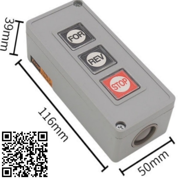 Hộp công tắt TPB-2 ON-OFF 2 nút điều khiển động cơ điện gián tiếp