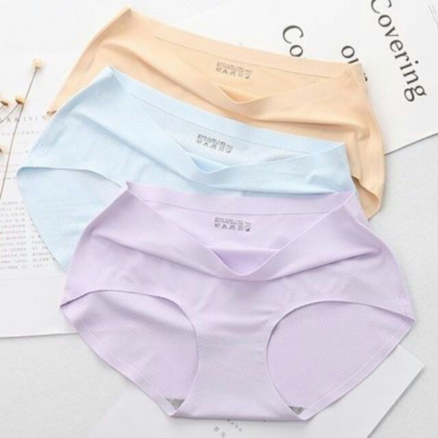 Set 10 Quần Lót Su Thông Hơi Mát Lạnh Nhiều Màu Không Đường Viền (Cam Kết Hài Lòng)