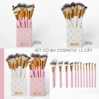 BỘ CỌ BH COSMETICS PINK STUDDED ELEGANCE 12 CÂY