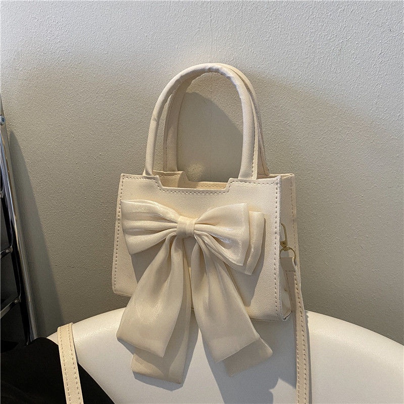 Túi Xách Du Lịch Đính Nơ Kiểu Nhật Hàn Thiết Kế Xinh Xắn Cho Nữ 2022