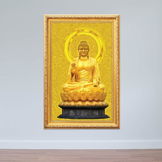 Tranh Phật A Di Đà dát vàng T3779
