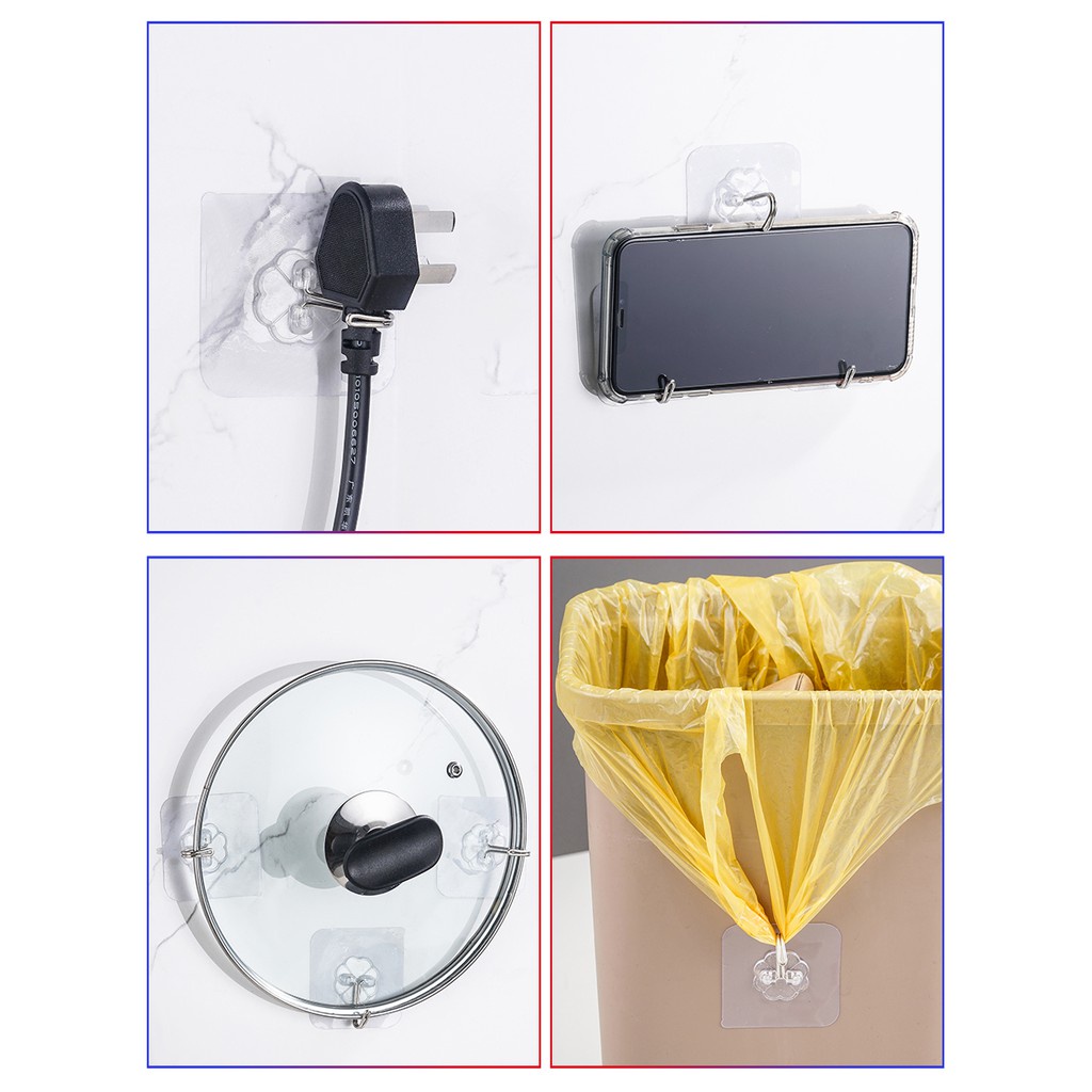 [HCM] Móc Dán Tường Siêu Dính - Móc Dán Tường Chịu Lực