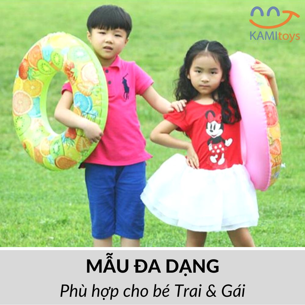 Phao bơi cho bé tập bơi hình Tròn (Cho Trẻ em và Người lớn) mã 50059