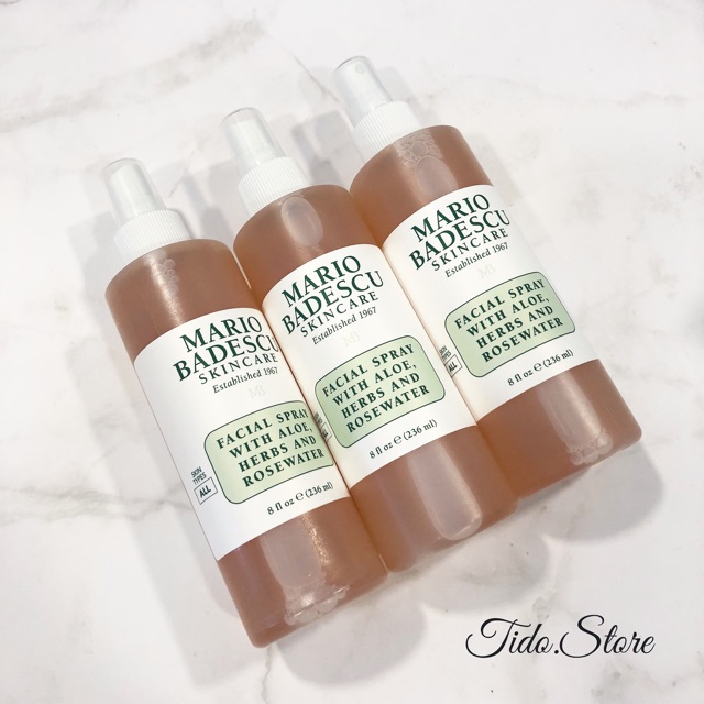 MARIO BADESCU - Xịt Khoáng Cấp Ẩm Cân Bằng Da Facial Spray [ĐỦ CÁC DÒNG]