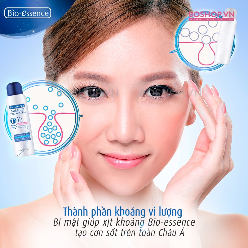 Nước Xịt Khoáng Miracle Bio Water Bio-Essence 100m