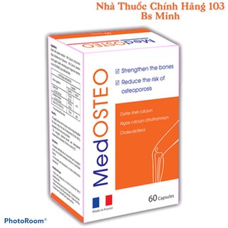 [CHÍNH HÃNG] Viên uống Medosteo - thực phẩm cho người có nhu cầu bổ sung Canxi cao