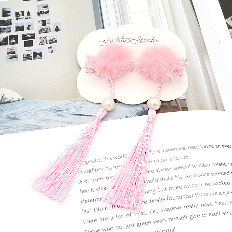 Kẹp Tóc Tua Rua Phong Cách Trung Hoa Cho Bé Gái