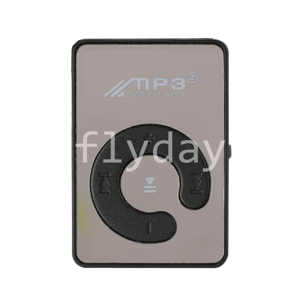 3.5mm Mirror Clip USB Button Switch Digital MP3 Player Support TF Card Memory  Dsiêu hot