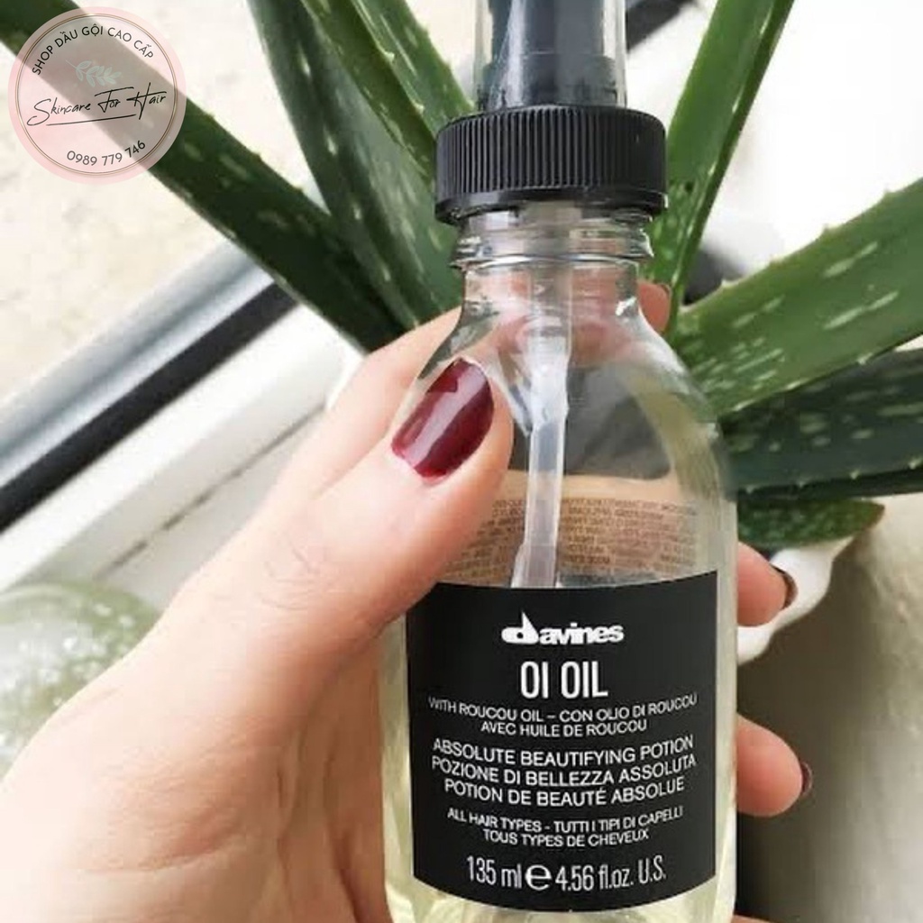 Tinh dầu dưỡng tóc hoàn mỹ Davines OI OIL cho tóc bóng mượt