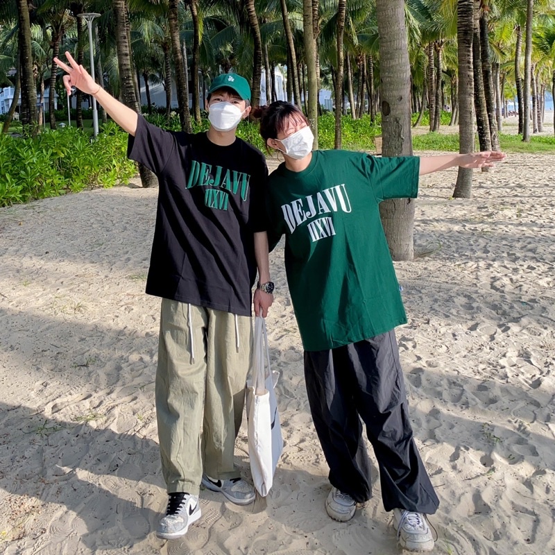 Áo thun DEJAVU IIXVI chất liệu 100% Cotton 2 chiều