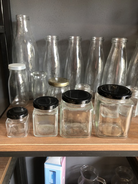 HŨ THUỶ TINH VUÔNG 380ML - 280ML | BigBuy360 - bigbuy360.vn