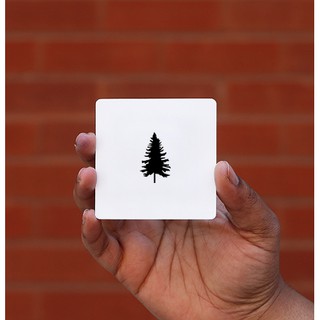 Khuôn decal Cây thông bé