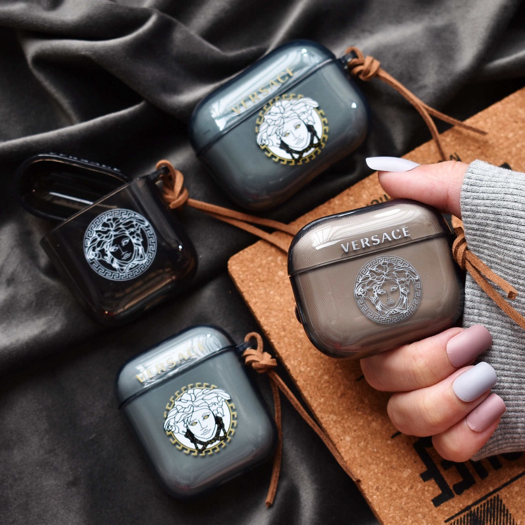 Vỏ Bảo Vệ Hộp Sạc Tai Nghe AirPods3 / 3 / 2Gen Màu Trong Suốt Thời Trang Ốp