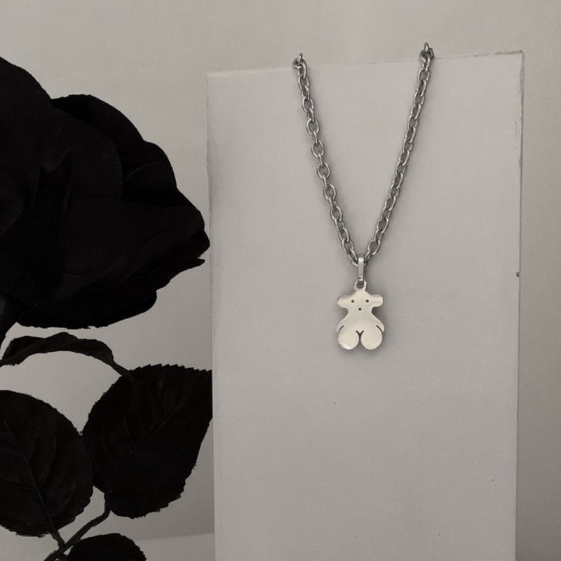 Dây Chuyền Mặt Hình Gấu Dễ Thương Thời Trang Đường Phố Phong Cách Hip Hop 22030