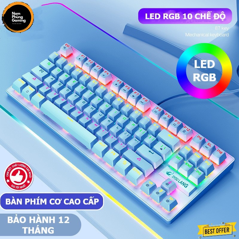 Bàn Phím Cơ Gaming PAD D4 PRO Led RGB 10 Chế Độ Khác Nhau, Chơi Game Dùng Văn Phòng Cực Đã