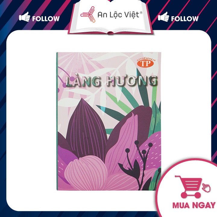 Combo 2 Tập vở Làng Hương  - Kích thước 15x20cm