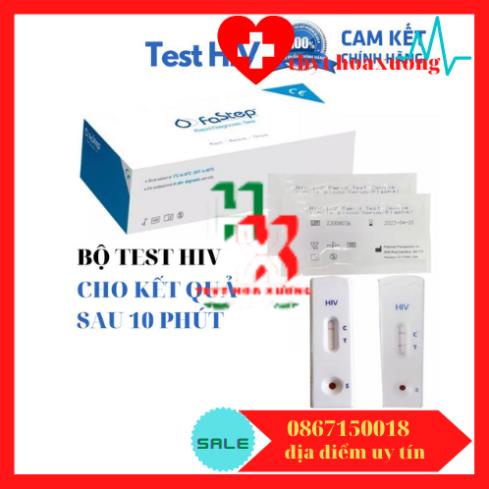 Tét Nhanh HIV Nhanh Tại Nhà Fastep Nhập Mỹ ,An Toàn , Chính Xác , Dễ Sử Dụng