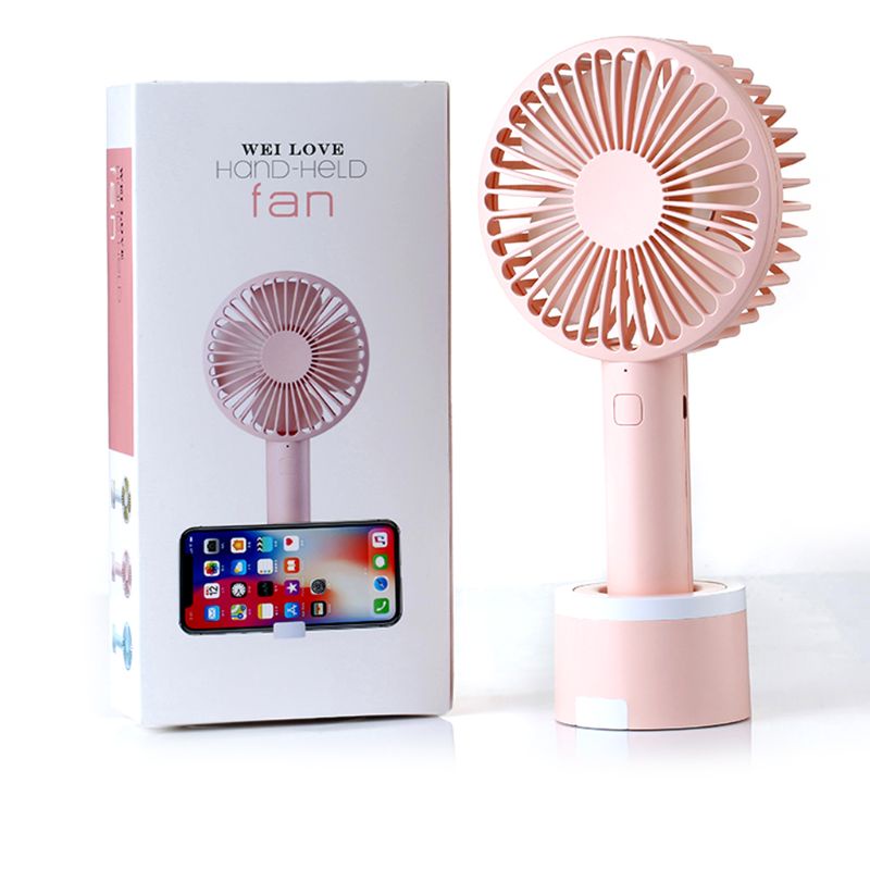 Quạt Làm Mát Mini Để Bàn Kèm Sạc USB Tiện Dụng Chất Lượng Cao