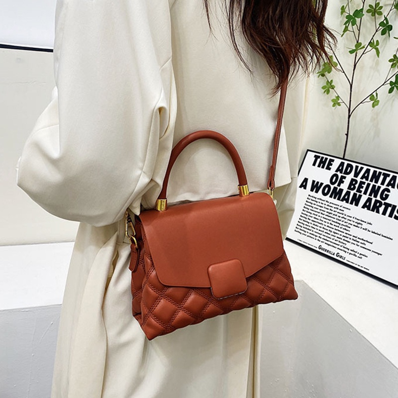 Túi đeo chéo IELGY khóa từ tính đính đá thời trang Hàn Quốc cho nữ