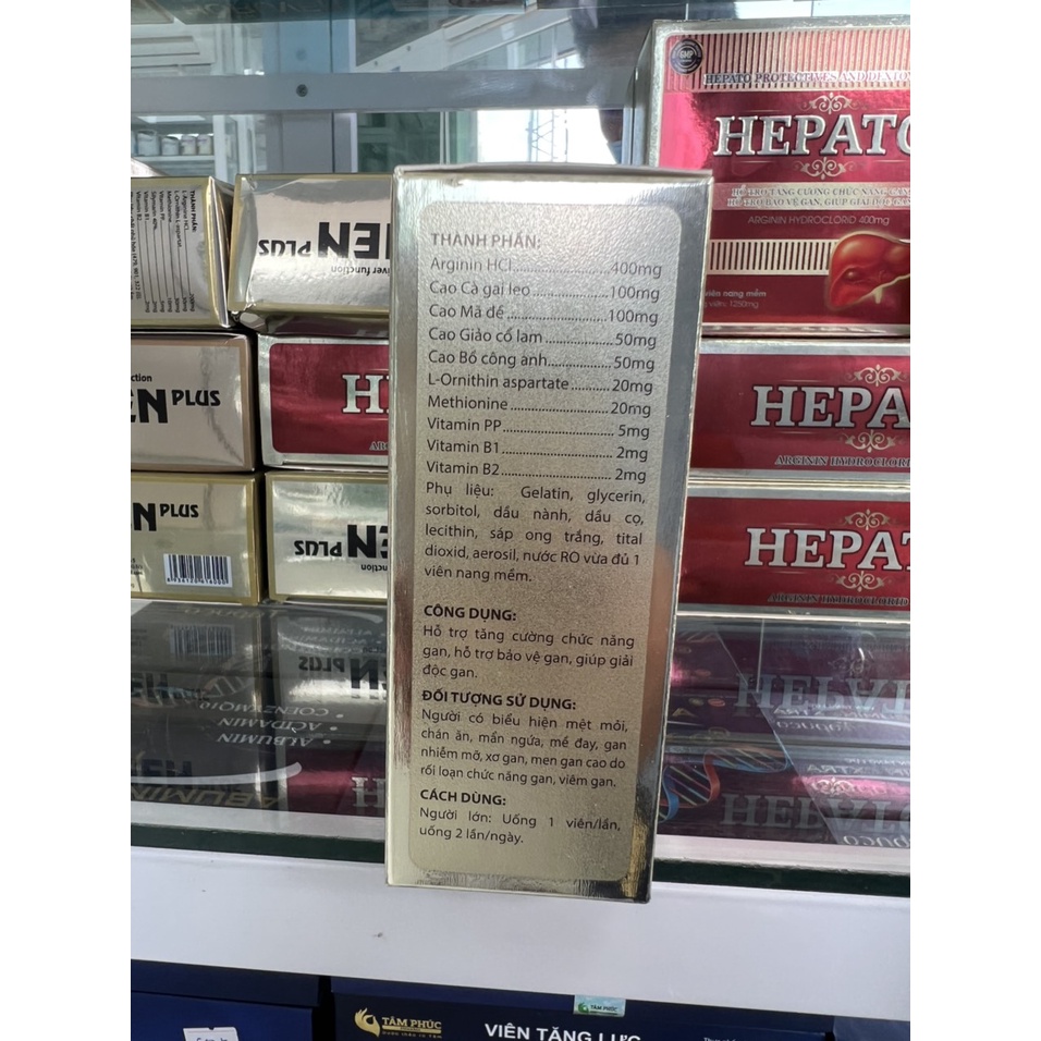 Viên Uống HEPATO - Hỗ Trợ Tăng Cường Chức Năng Gan, Hỗ Trợ Bảo Vệ Gan, Giải Độc Gan