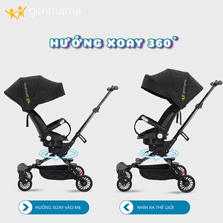 Xe đẩy 2 chiều dạo chơi gấp gọn .Xe đẩy cho bé, xe đẩy siêu nhẹ gấp gọn 3 tư thế mẫu mới 2022