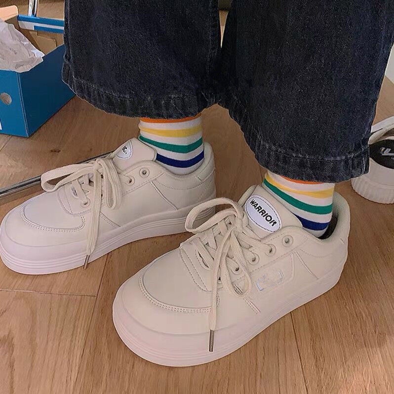 Giày Thể Thao Hở Ngón Màu Trắng Kiểu Mới Phong Cách Hàn Quốc Thời Trang Mùa Xuân 2022 Cho Nữ