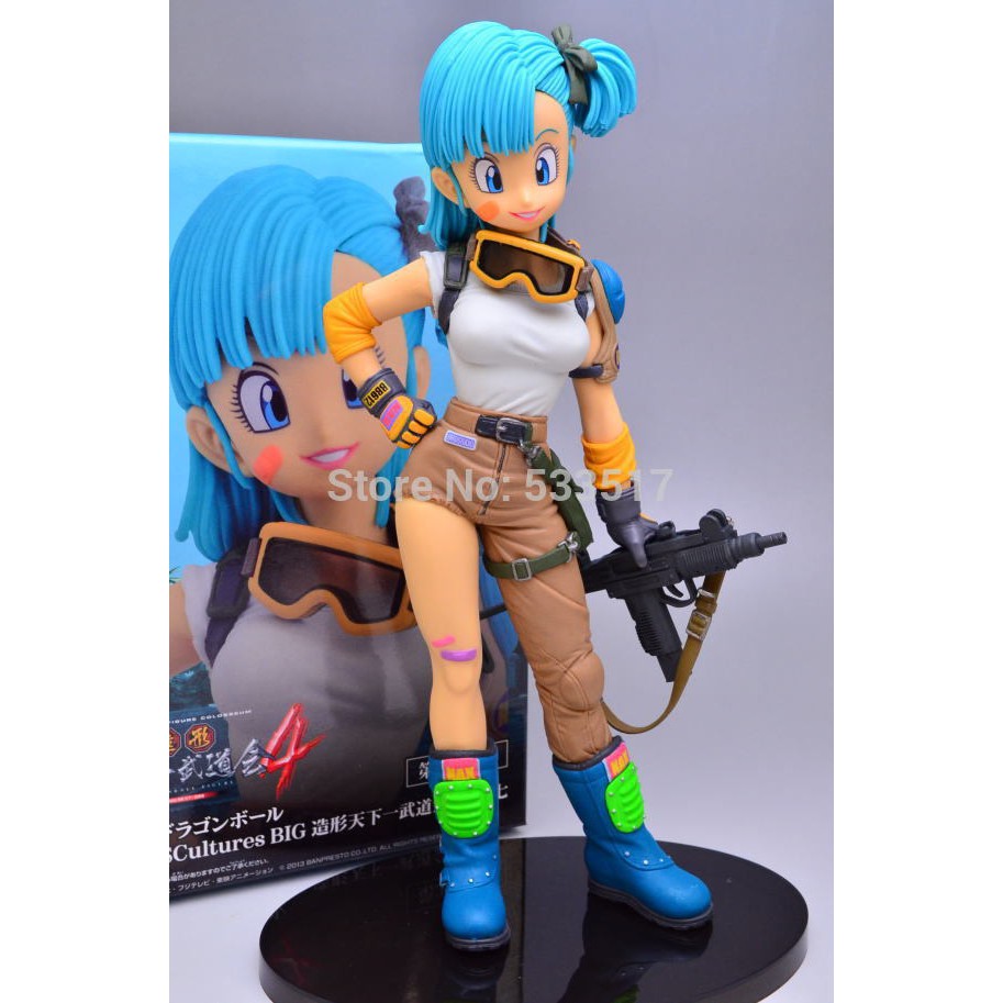 Mô hình Dragonball chính hãng - SCultures 4 - Bulma & Goku kid
