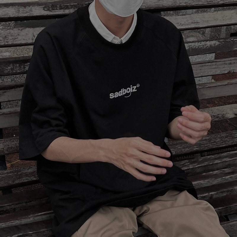 Áo thun SADBOIZ LOWKEY black/white SADBOIZAINTCRY