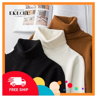 Áo Len Nam cổ lọ dài tay đẹp thời trang nam cao cấp - Su house