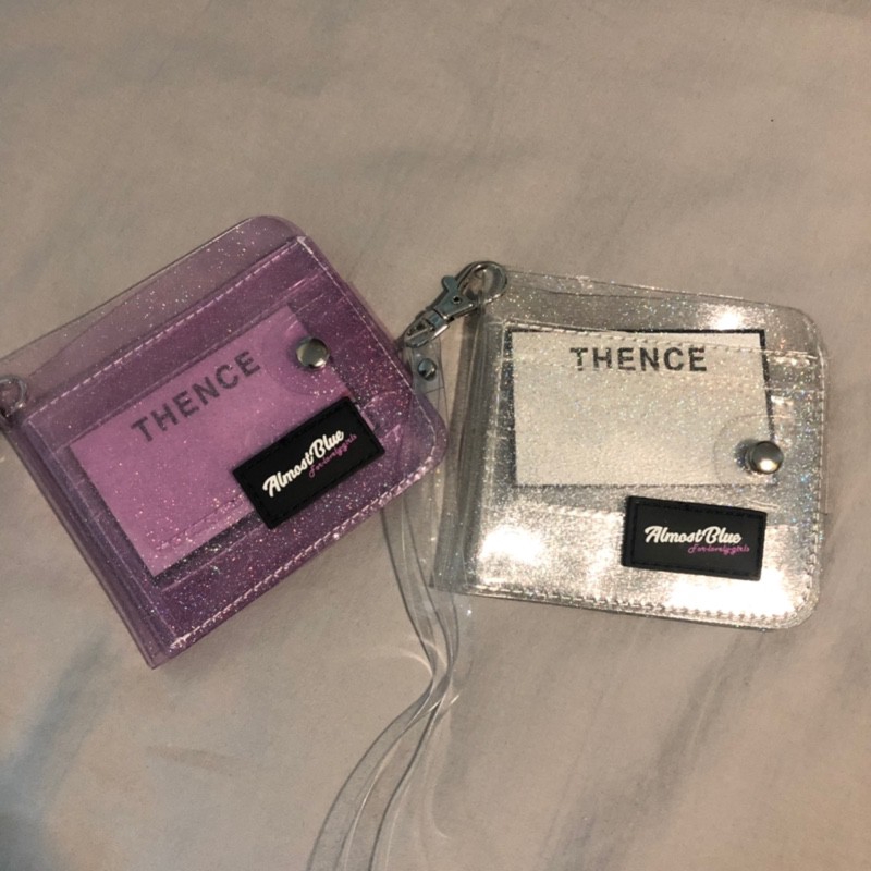 Thẻ đeo dạng ví nhiều ngăn trong suốt bằng PVC