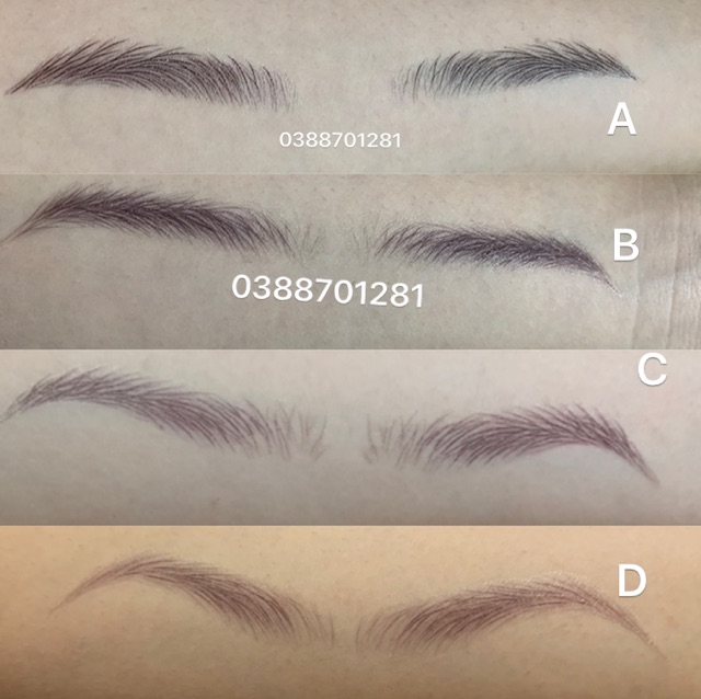 Xăm lông mày 3D ngay tại nhà tiện lợi lâu trôi 1 bộ 11 cặp | BigBuy360 - bigbuy360.vn